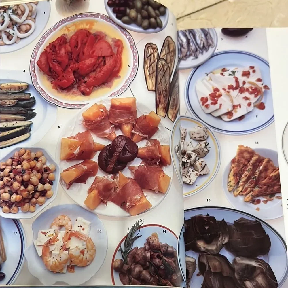 The Best of Food & Wine 1988 Collection Cookbook - Elegant Blue Cover